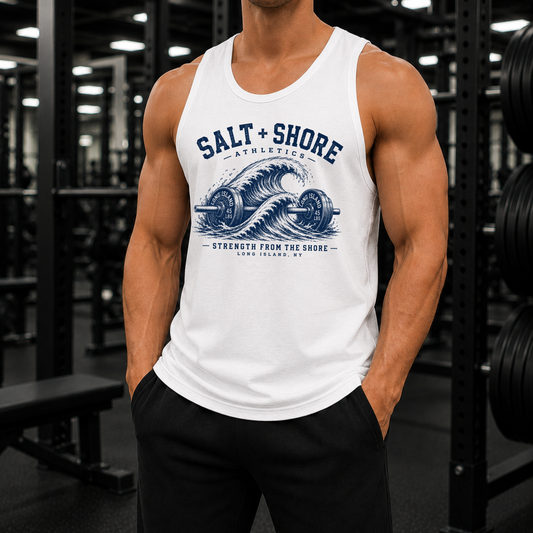 Heavy Tides Tank Top – White | Salt + Shore