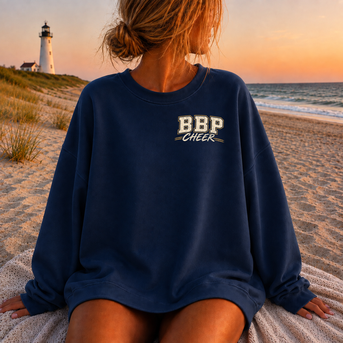BBP Phantoms Cheer Wave – Premium Garment-Dyed – Washed Navy | BBP Phantoms | Salt + Shore