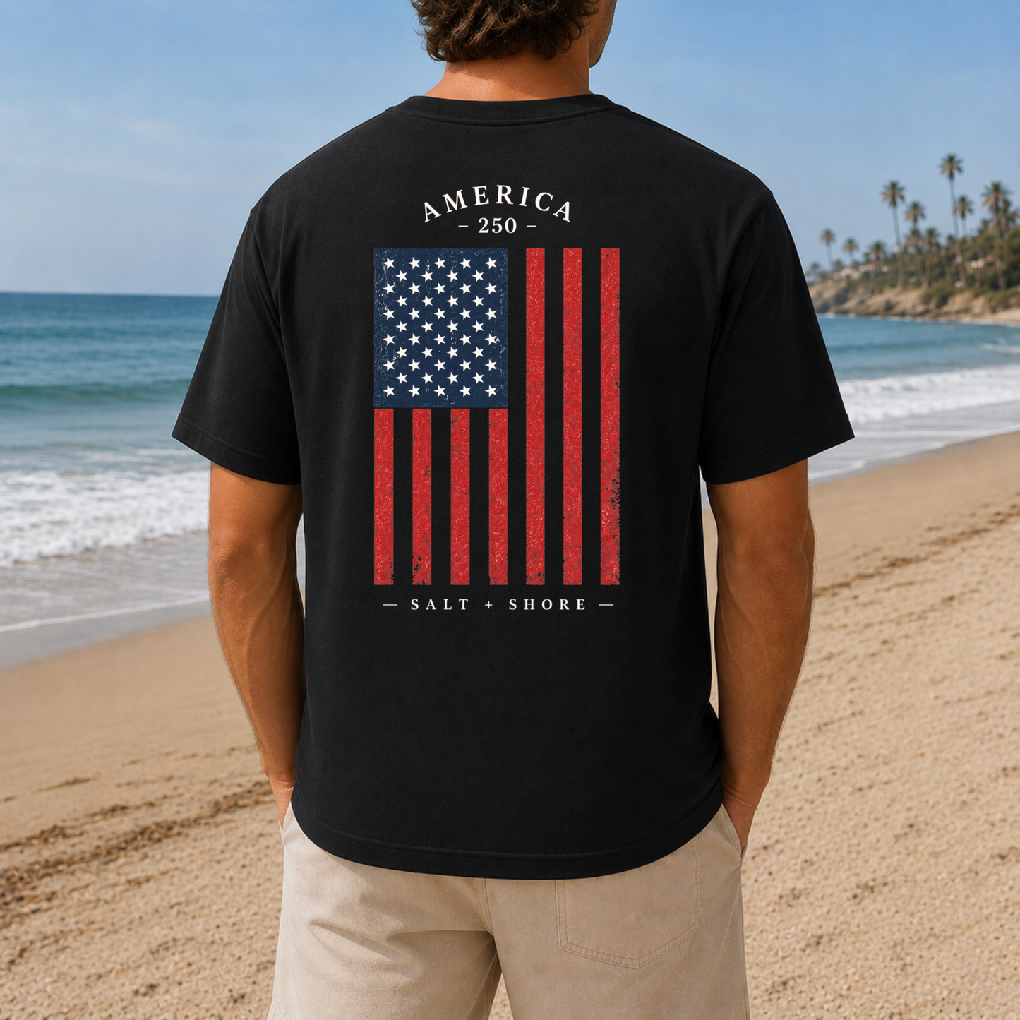 Long Island USA – Premium Garment-Dyed – Washed Black | Salt + Shore