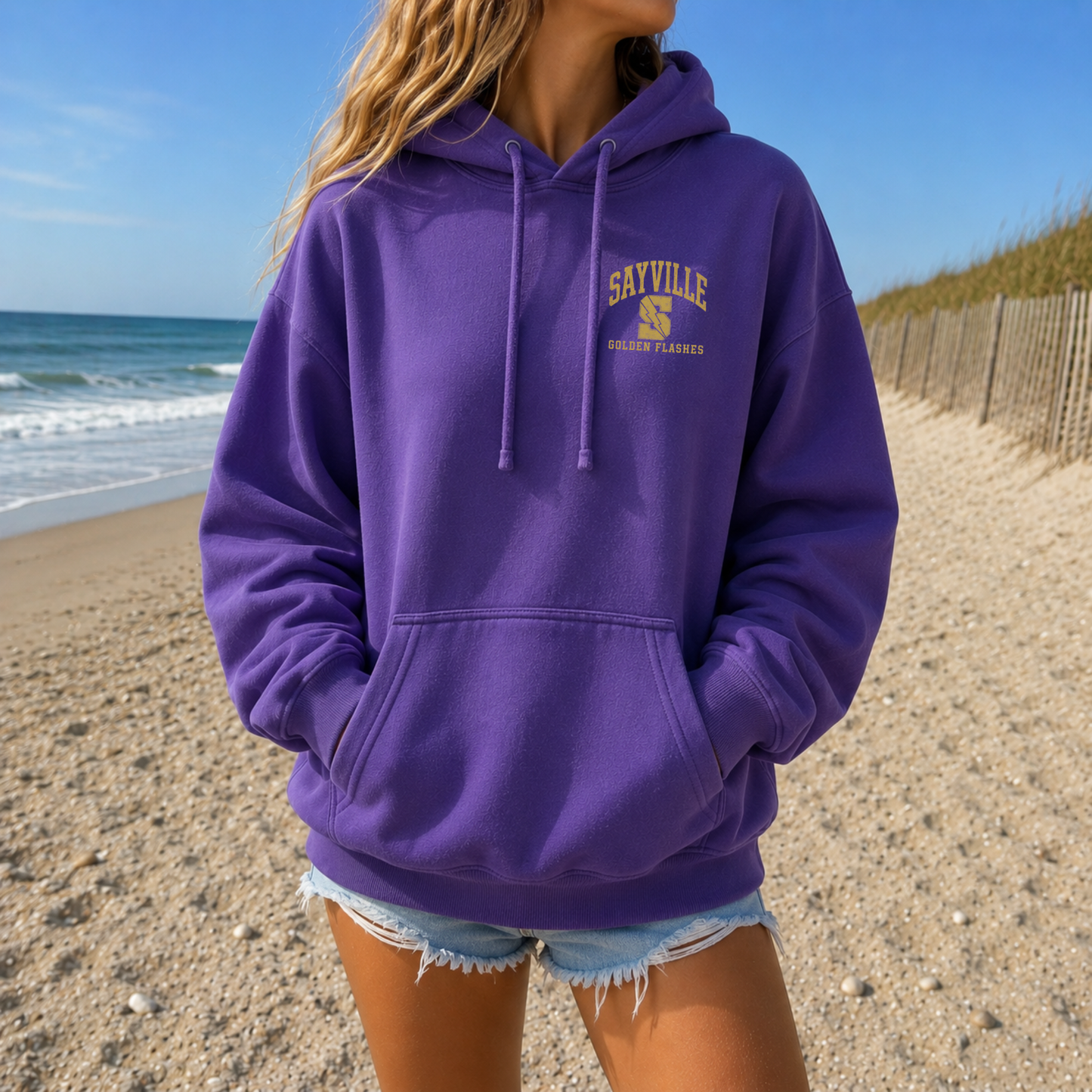 Sayville Varsity - Classic Cotton – Purple Tide | Sayville Cheer | Salt + Shore
