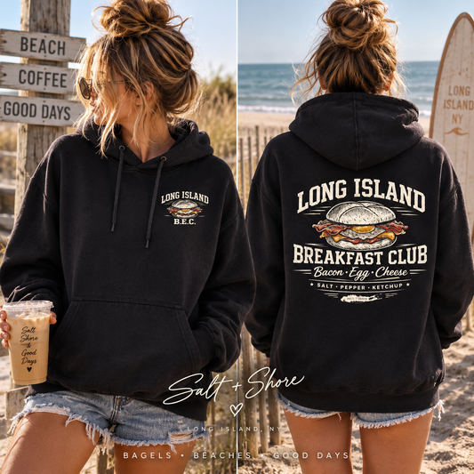 The Long Island Breakfast Club – Classic Cotton – Black | Salt + Shore
