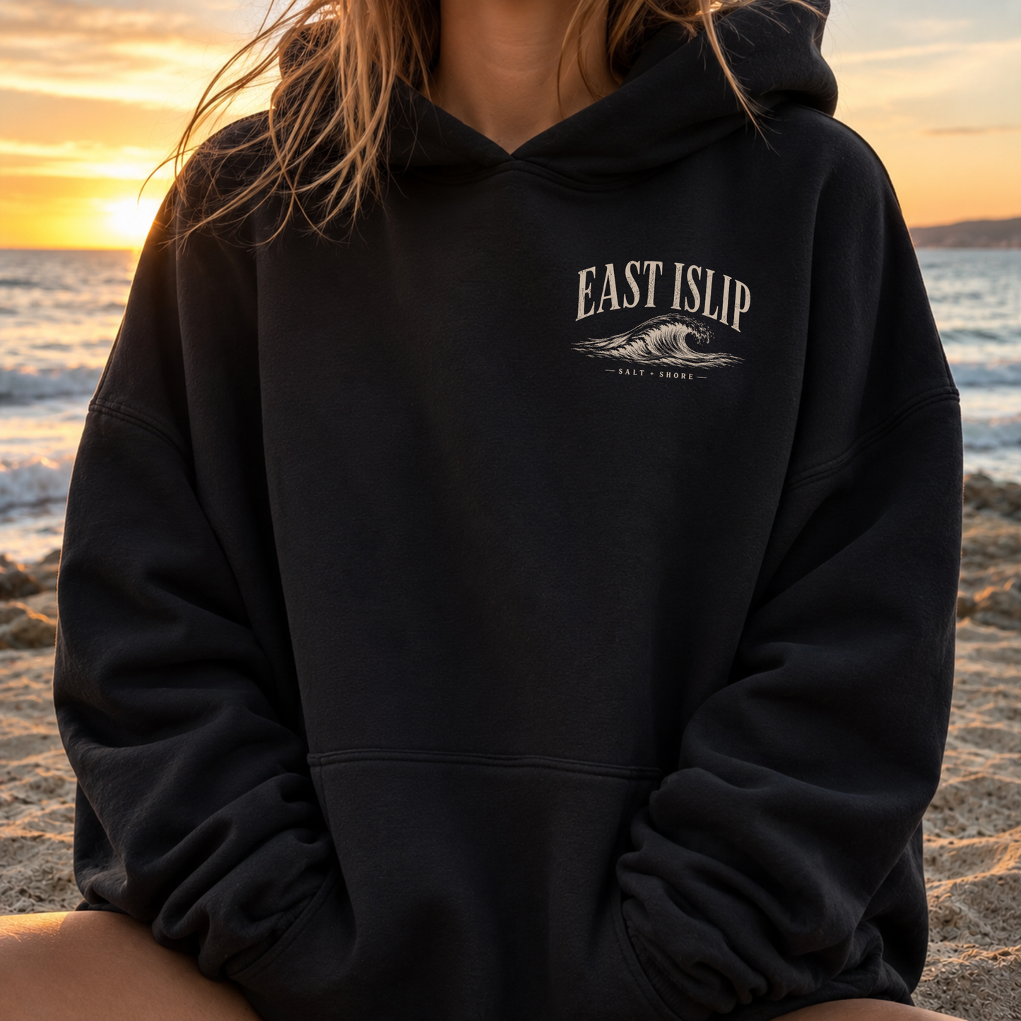 East Islip Wayfinder  – Classic Cotton – Black | East Islip | Salt + Shore