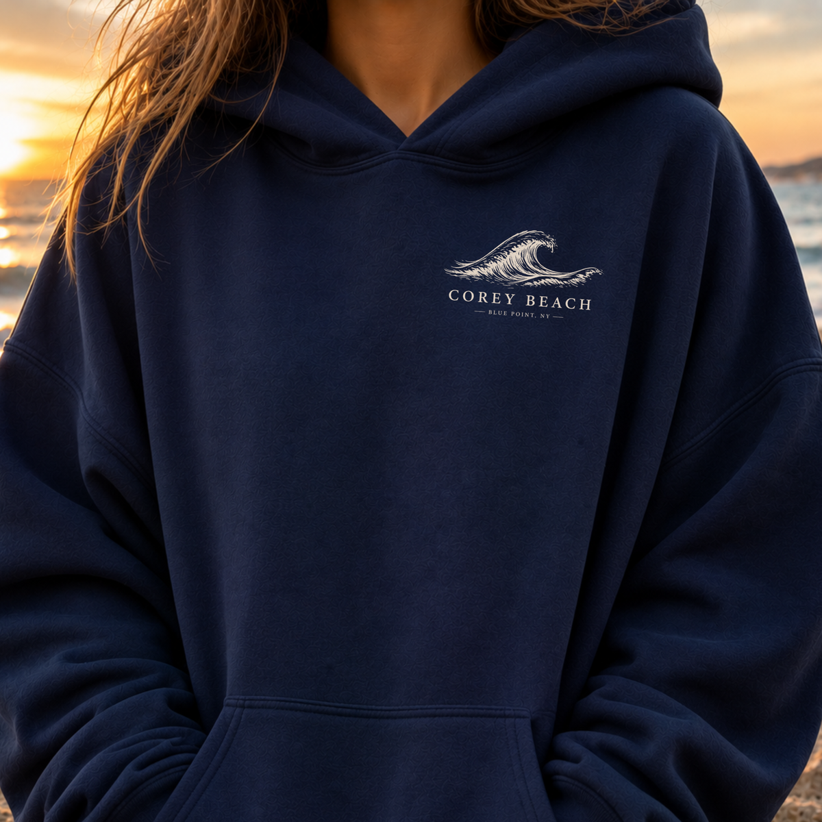Corey Beach – Classic Cotton – Navy | Salt + Shore