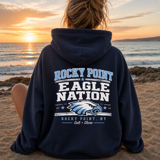 Rocky Point: Eagle Nation – Classic Cotton – Navy | Rocky Point Cheer | Salt + Shore