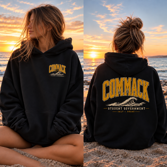 Commack Student Government – Classic Cotton – Black | Commack | Salt + Shore
