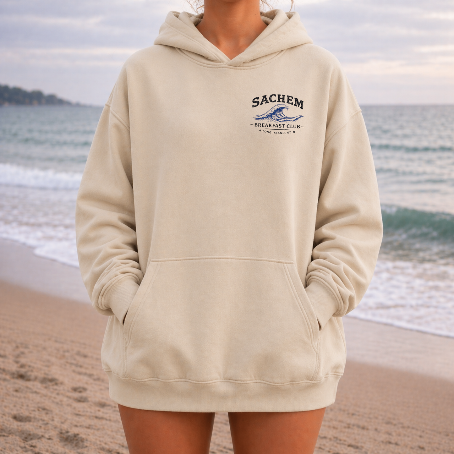 Sachem Breakfast Club – Classic Cotton – Sand | Sachem North Football | Salt + Shore