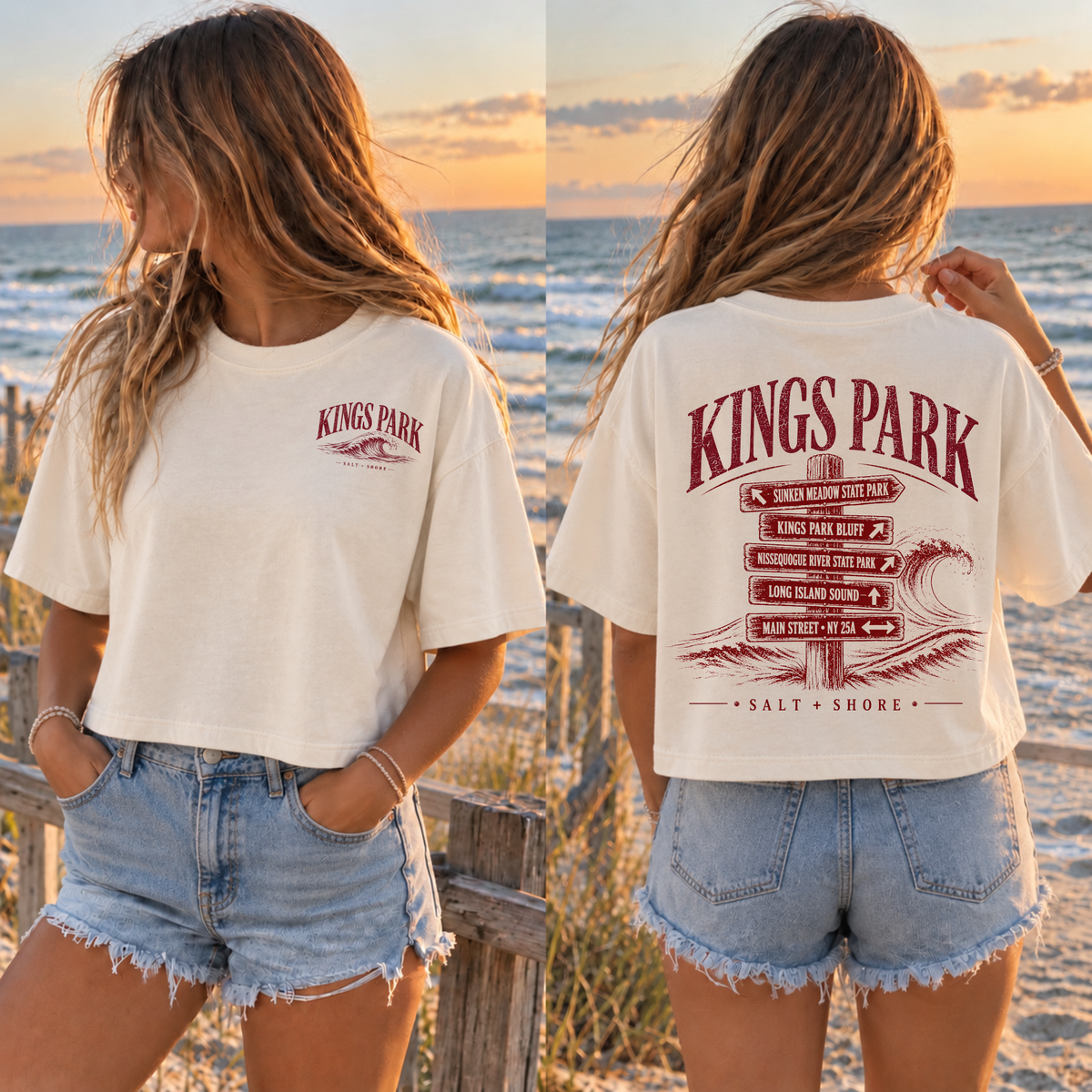 Kings Park Wayfinder – Premium Garment-Dyed – Bone | Kings Park | Salt + Shore