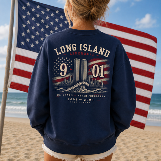 *PRE-ORDER* September 11 • 25th Anniversary Memorial – Premium Garment-Dyed – Washed Navy | Salt + Shore
