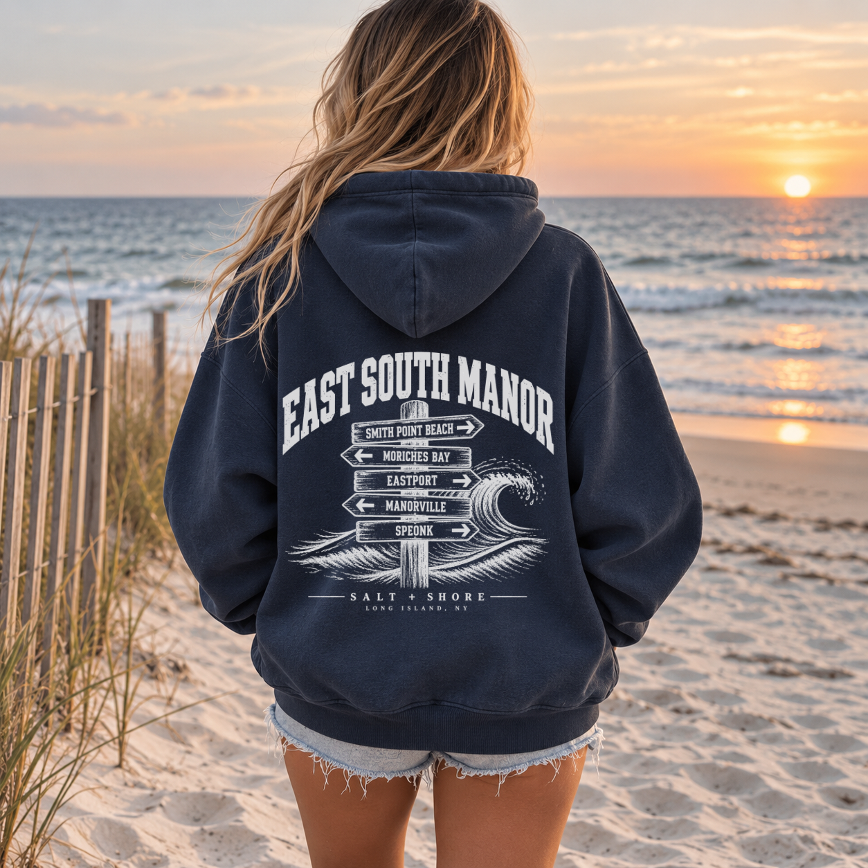 ESM Wayfinder– Premium Garment-Dyed – Washed Navy | ESM Sharks | Salt + Shore