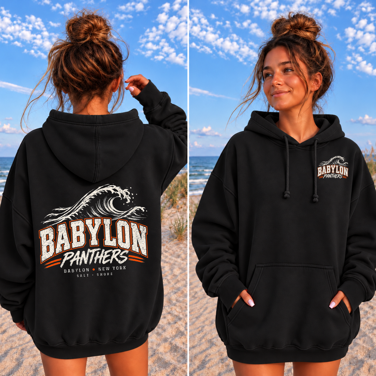 Babylon Panthers Coastal Wave – Classic Cotton – Black | Babylon | Salt + Shore