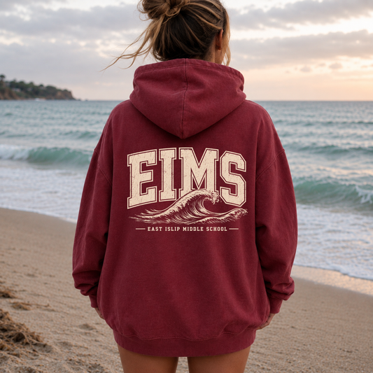 EIMS Wave – Premium Garment-Dyed – Red Tide | East Islip | Salt + Shore