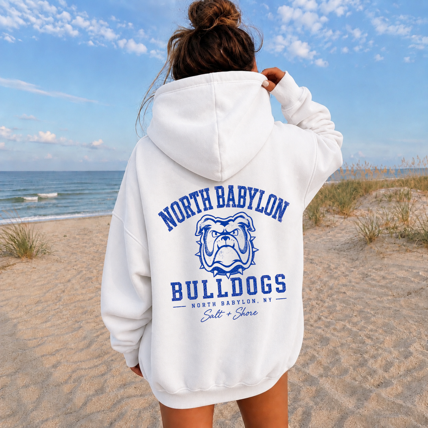 North Babylon Bulldogs Varsity – Classic Cotton – Sea Salt | North Babylon Cheer | Salt + Shore