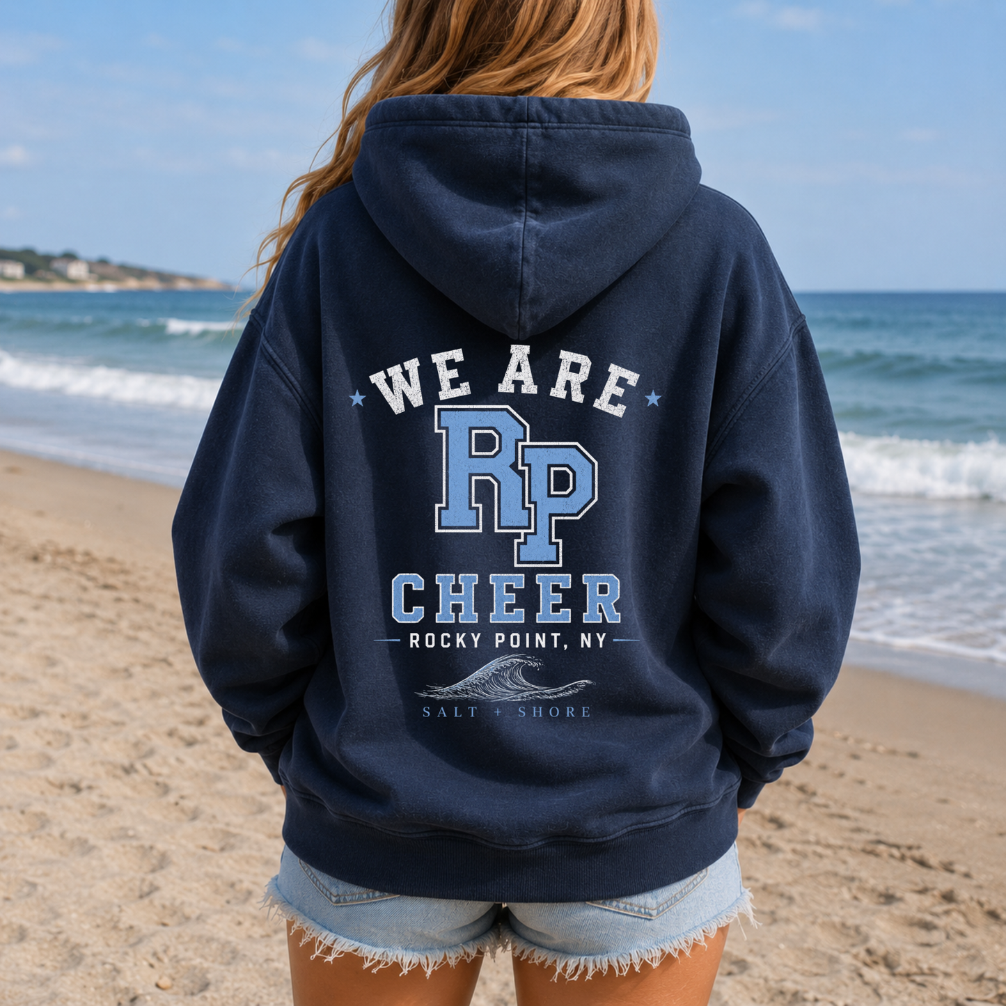 Rocky Point Cheer Varsity – Premium Garment-Dyed – Washed Navy | Rocky Point Cheer | Salt + Shore
