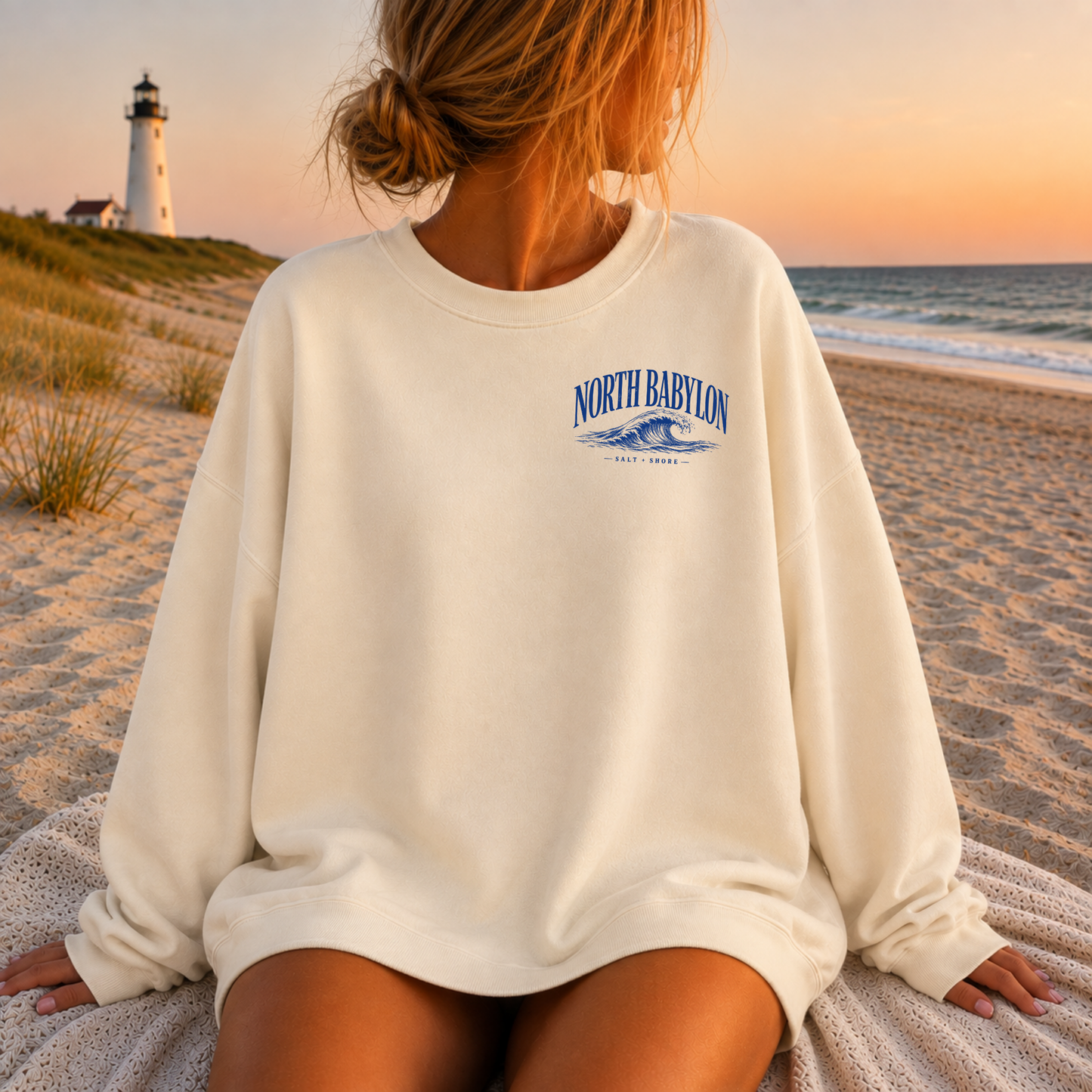 North Babylon Wayfinder – Premium Garment-Dyed – Bone | North Babylon Cheer | Salt + Shore