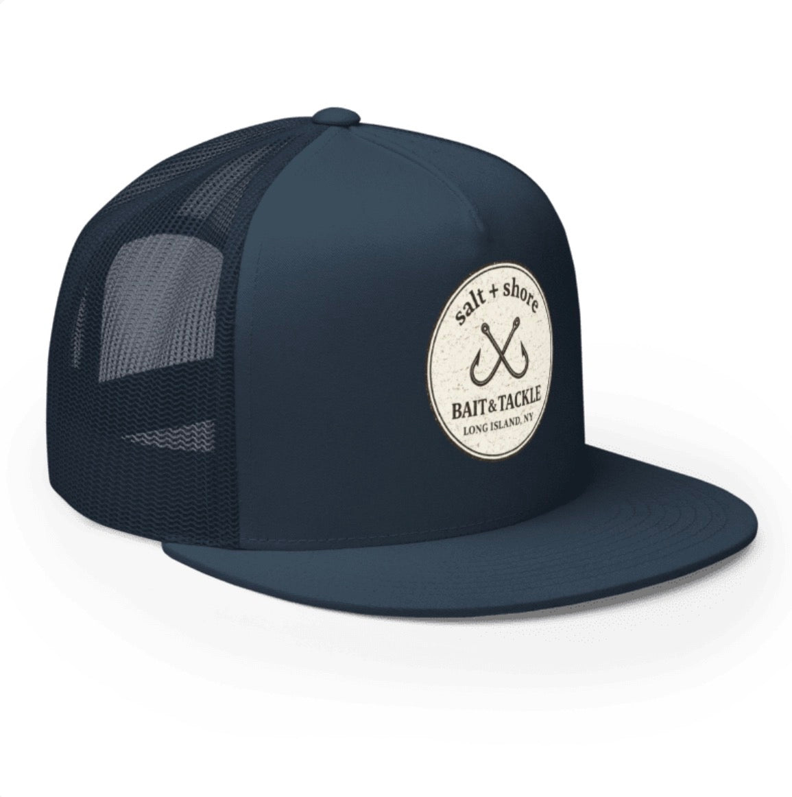 Salt + Shore Bait & Tackle Navy Trucker Hat | Salt + Shore
