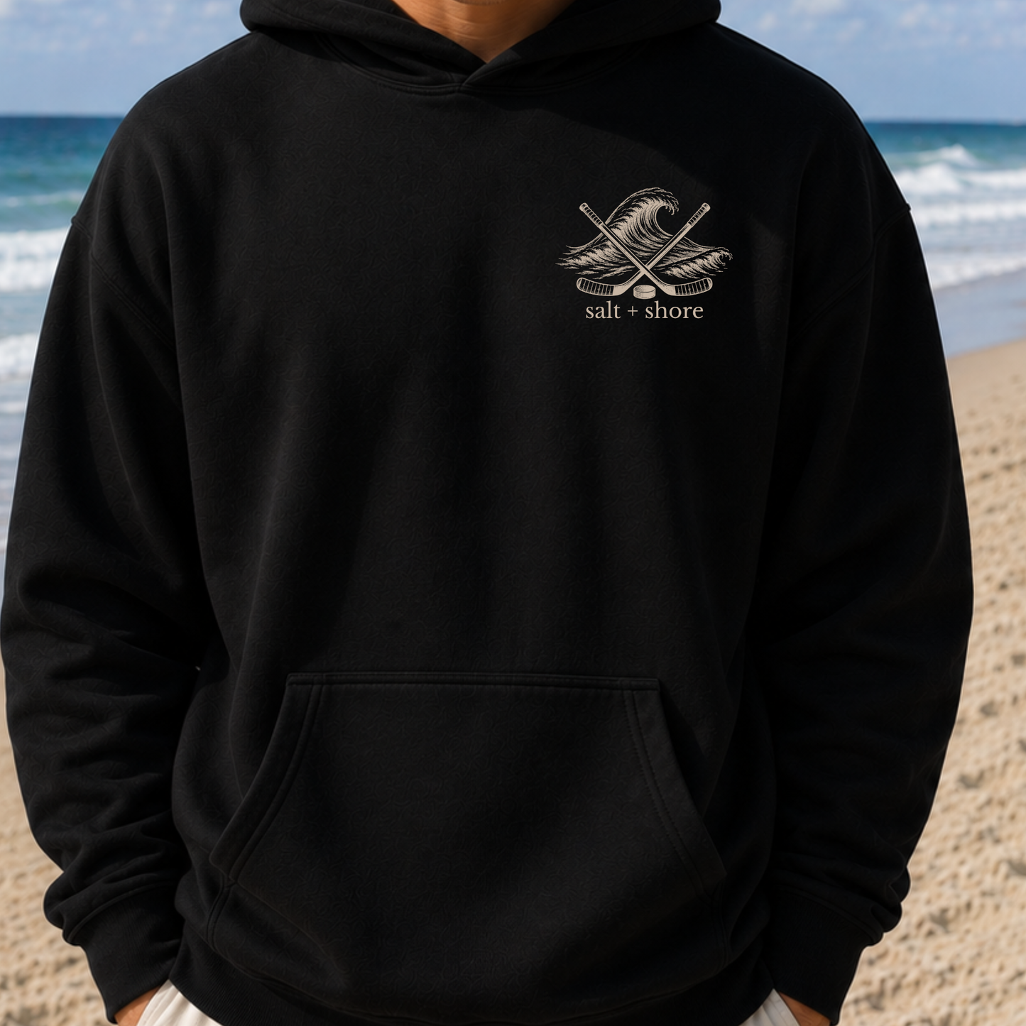 Salt + Shore Hockey – Classic Cotton – Black | Salt + Shore