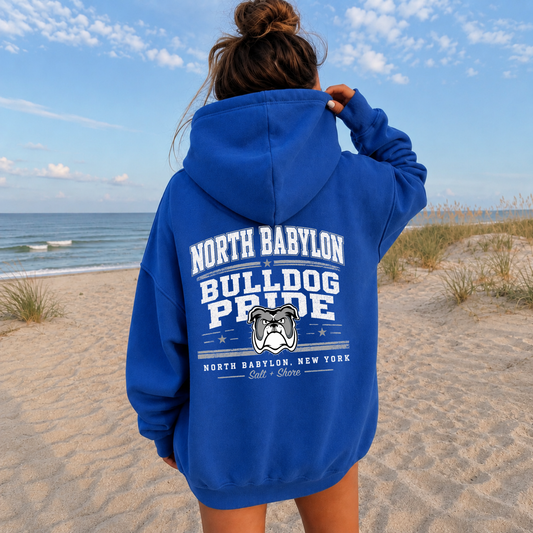 Bulldog Pride – Classic Cotton – Deep Water | North Babylon Cheer | Salt + Shore