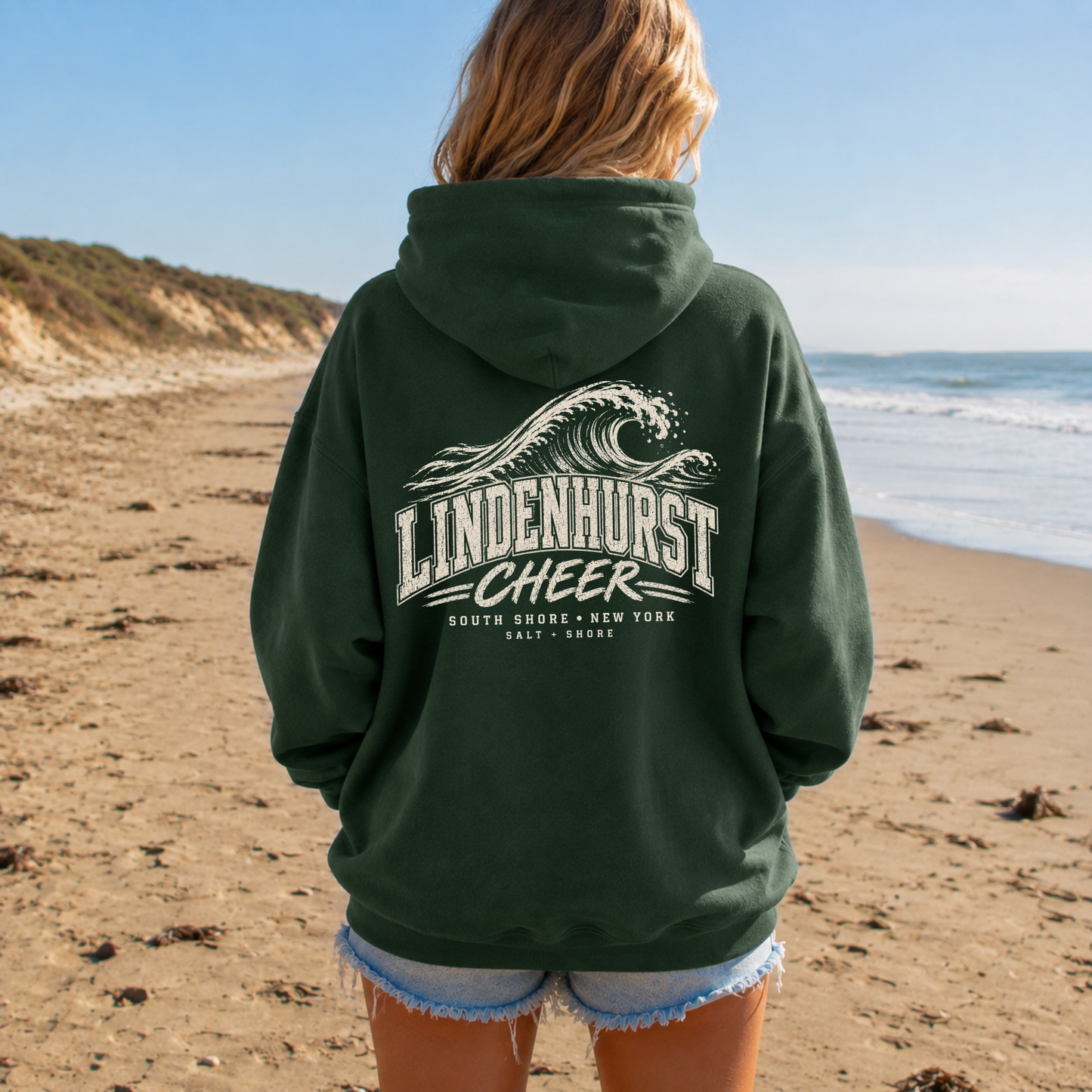 Lindenhurst Cheer Wave – Classic Cotton – Dune Pine | Lindenhurst Cheer | Salt + Shore