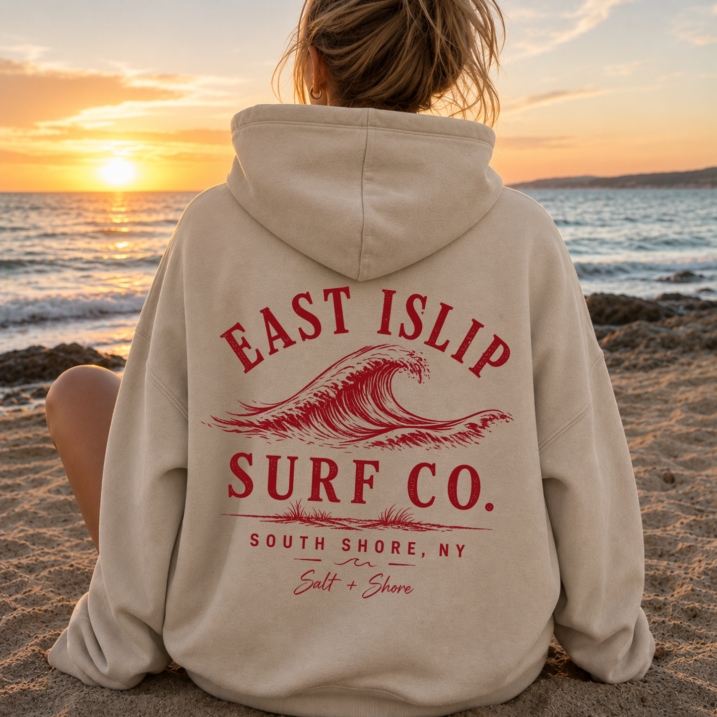 East Islip Surf Co. – Classic Cotton – Sand | East Islip | Salt + Shore
