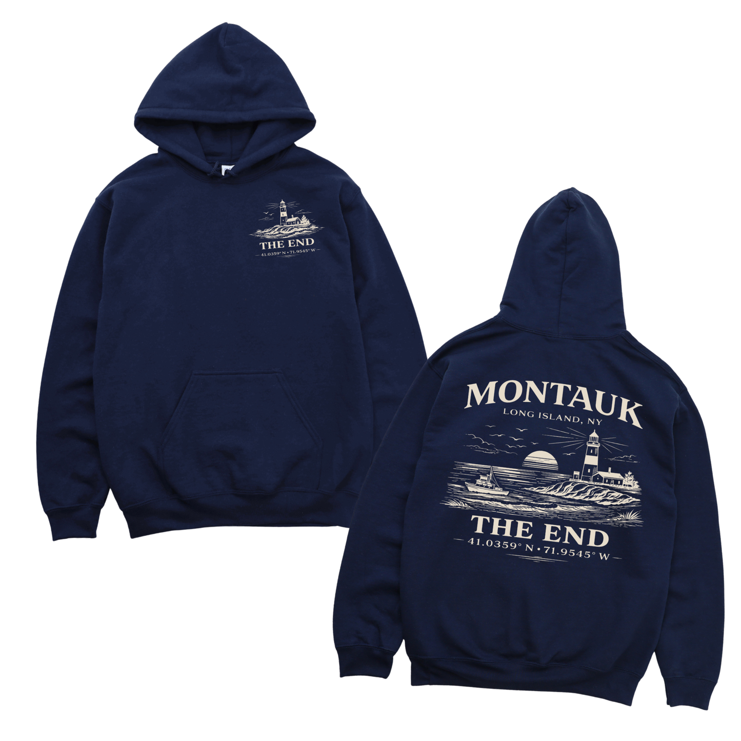 Montauk: The End – YOUTH – Classic Cotton – Navy | Salt + Shore