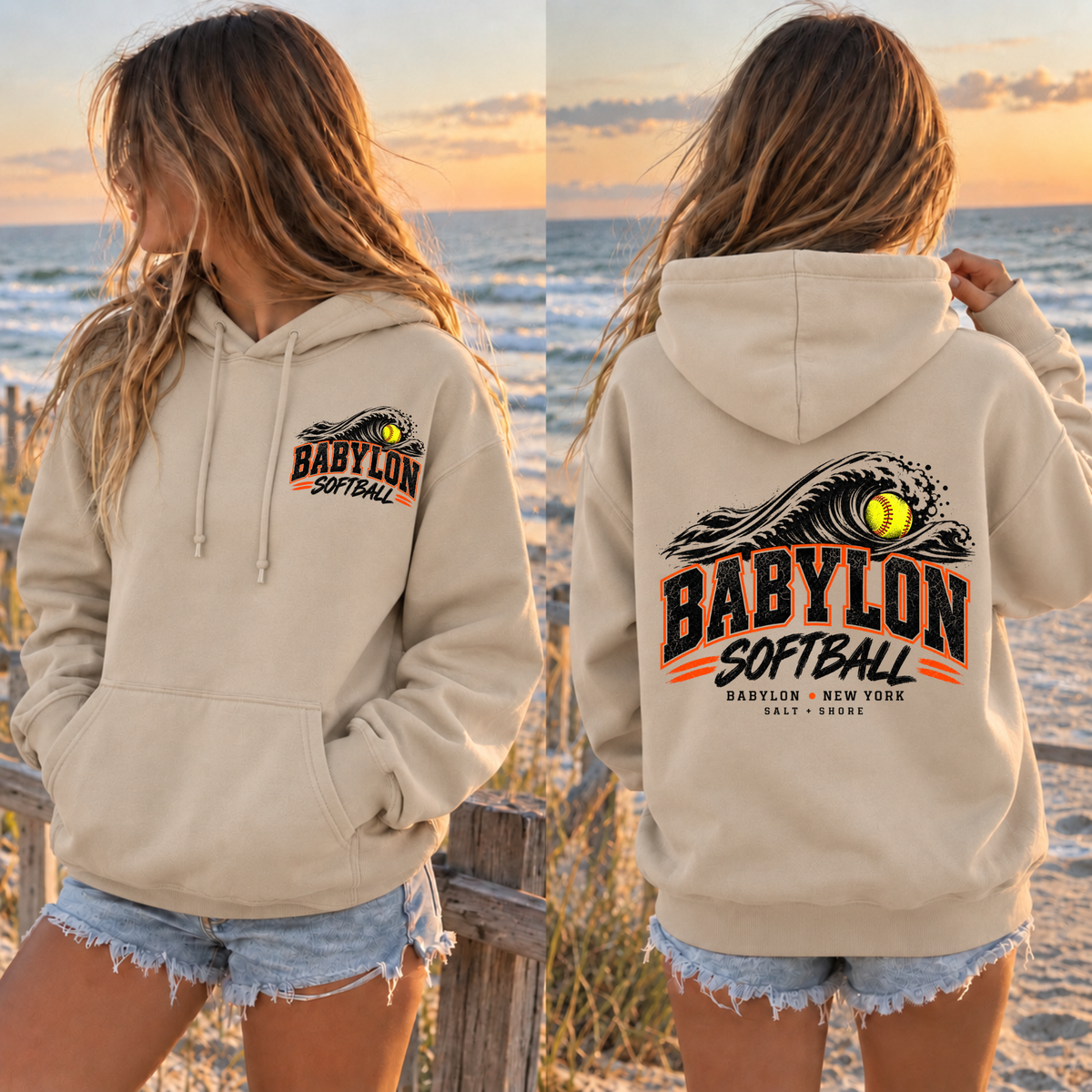 Babylon Softball Coastal Wave – Classic Cotton – Sand | Babylon | Salt + Shorel