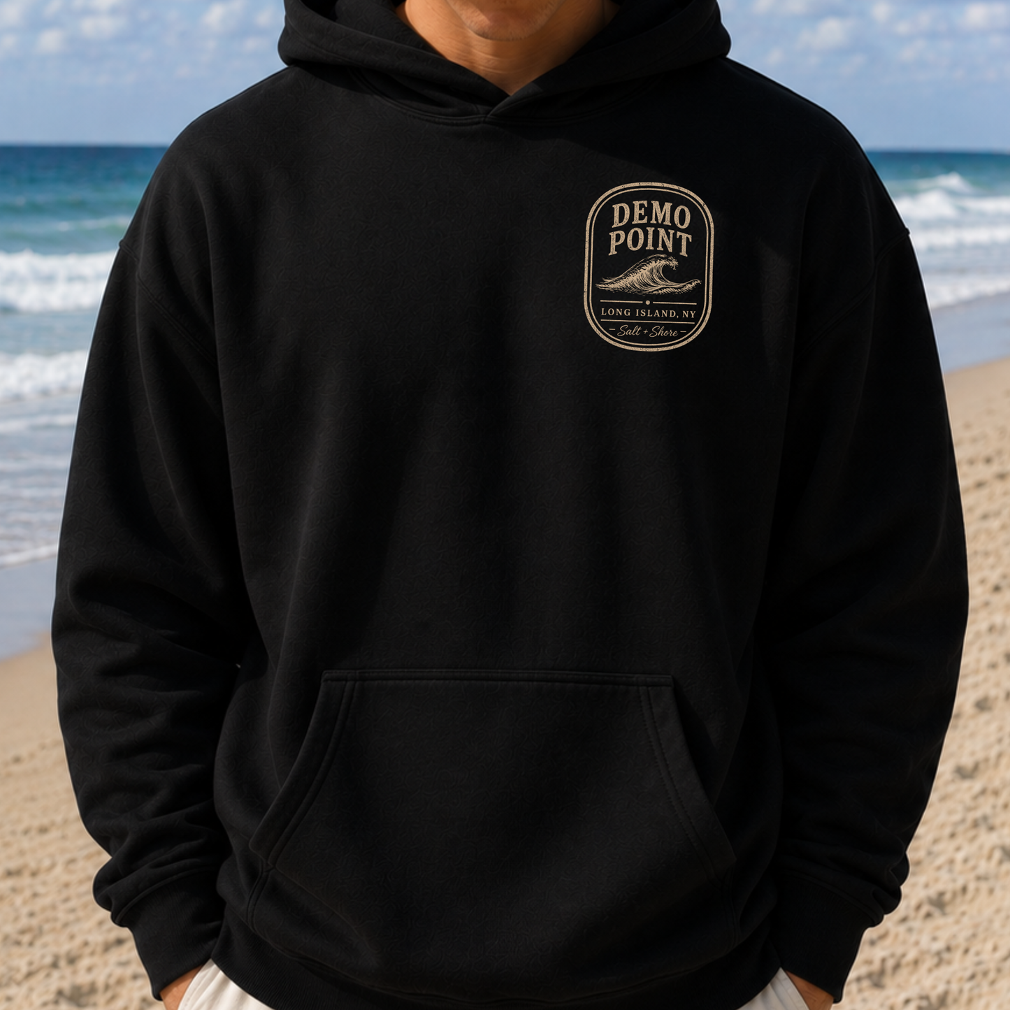 Demo Point Beach Access – Classic Cotton – Black | Salt + Shore