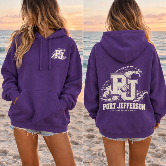 PJ Coastal Wave  – Classic Cotton – Royal Tide | Port Jeff | Salt + Shore