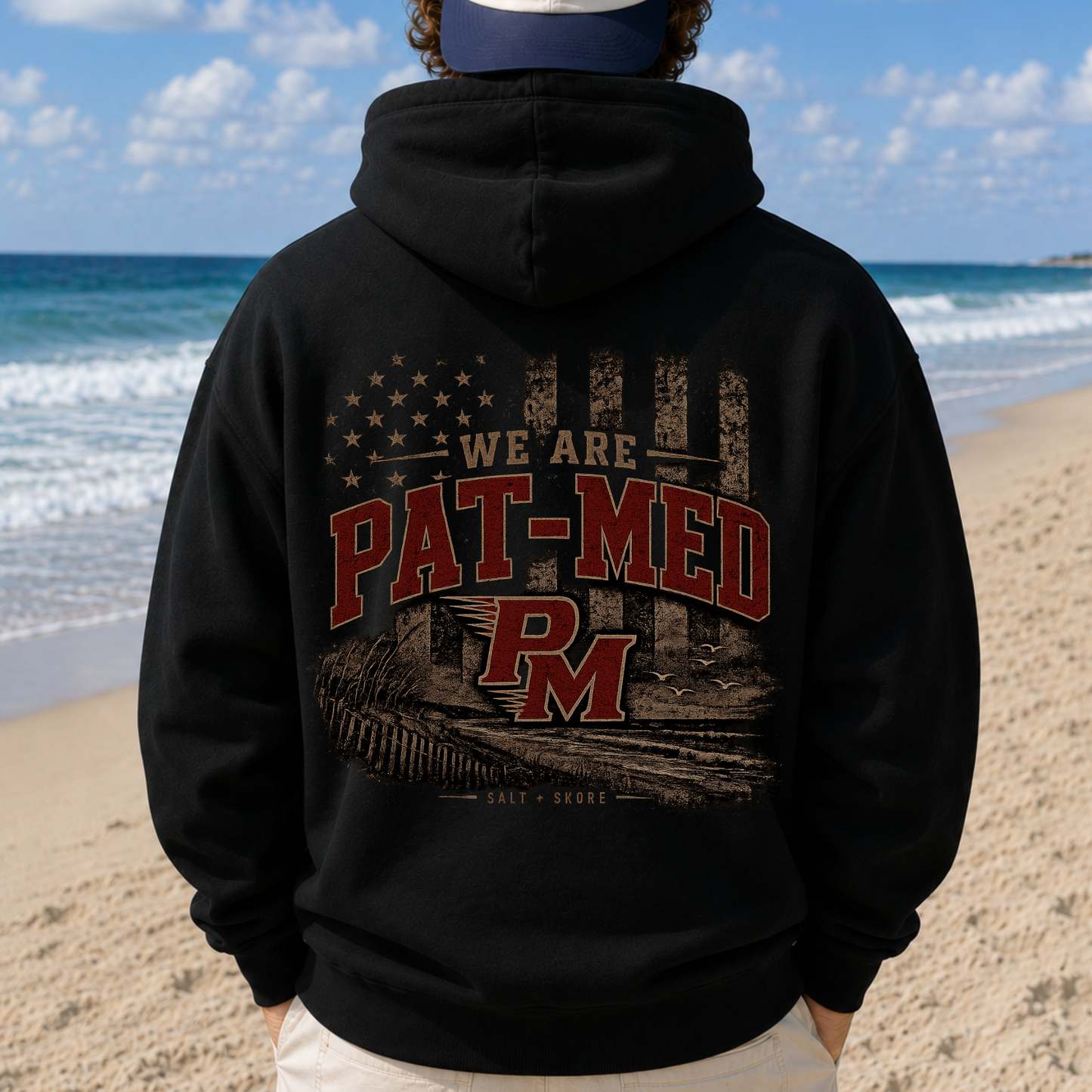 We Are Pat-Med – Classic Cotton – Black | PM Cheer | Salt + Shore