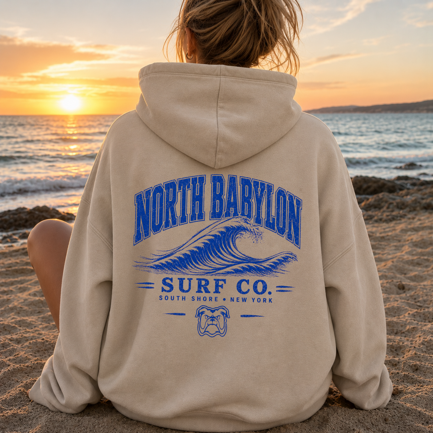 North Babylon Surf Co. – Classic Cotton – Sand | North Babylon Cheer | Salt + Shore