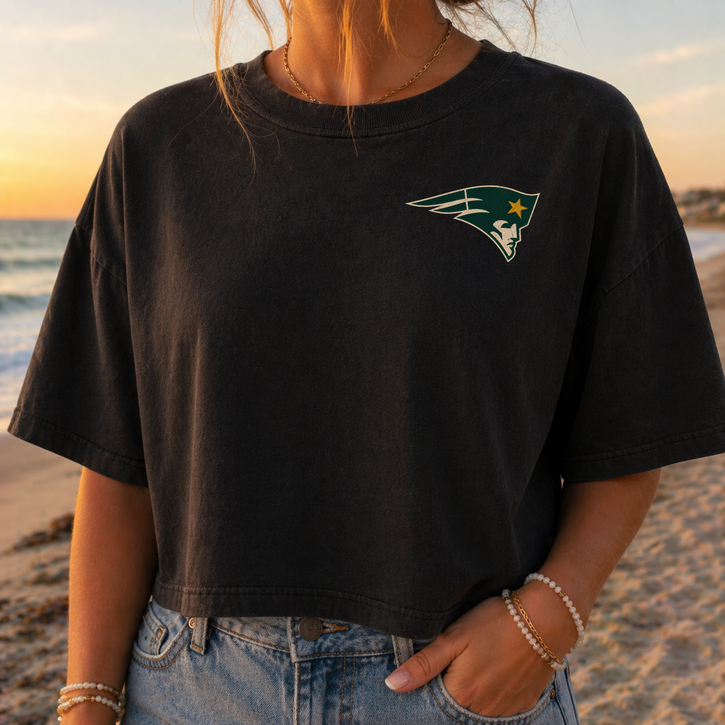 America 250: We Are Ward Melville – Premium Garment-Dyed – Washed Black | Ward Melville Cheer | Salt + Shore