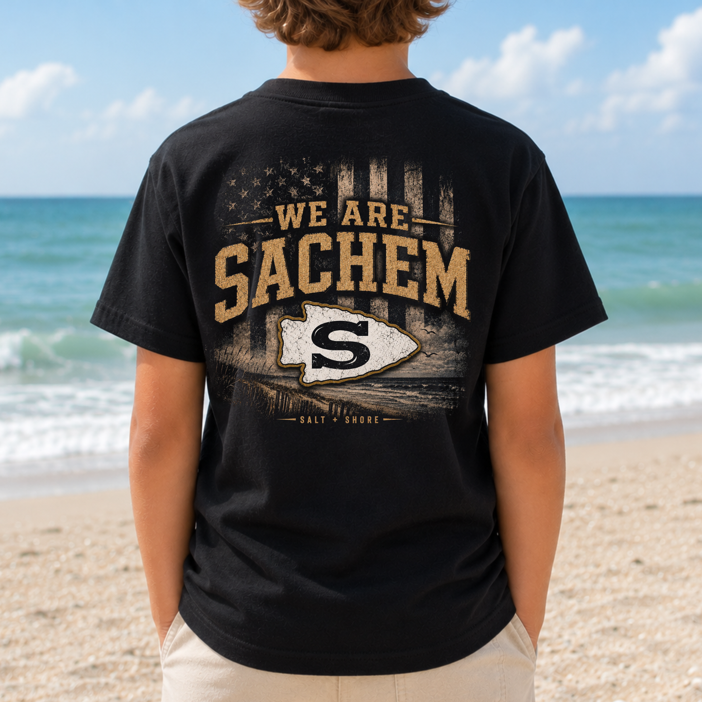 We Are Sachem – YOUTH – Classic Cotton – Black | Salt + Shore