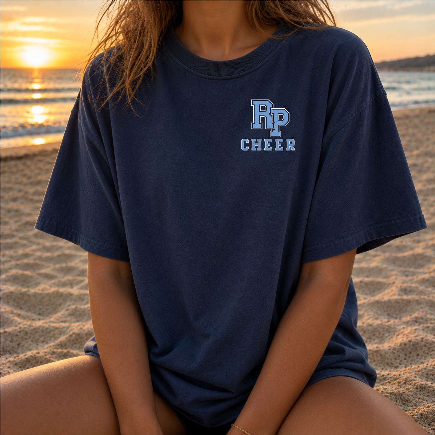 Rocky Point Cheer Varsity – Premium Garment-Dyed – Washed Navy | Rocky Point Cheer | Salt + Shore