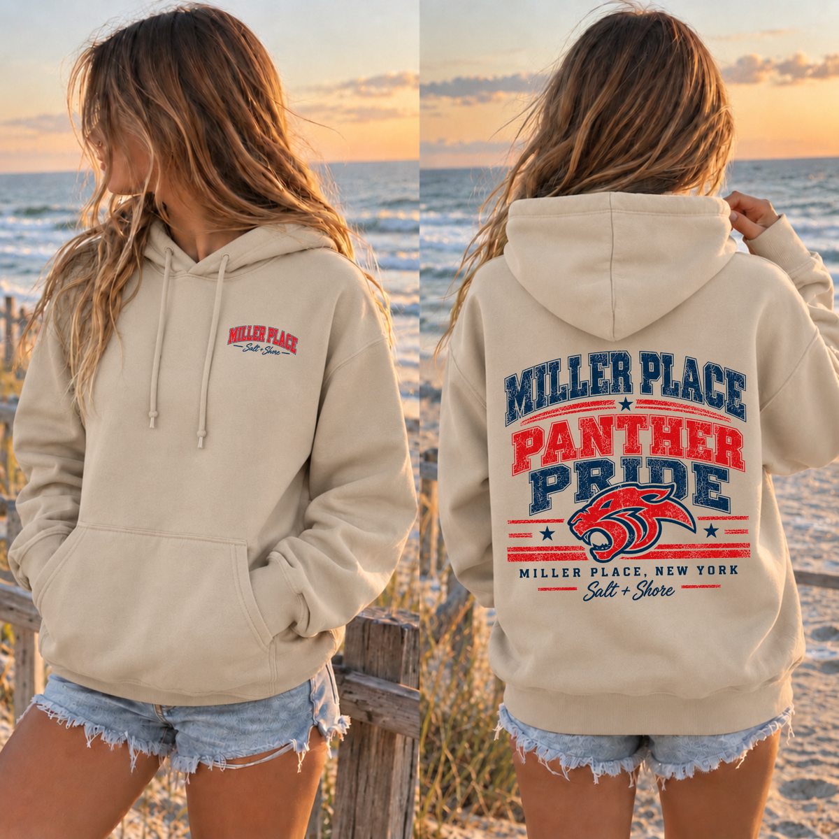 Miller Place Panthers Pride – Classic Cotton – Sand | Miller Place | Salt + Shore
