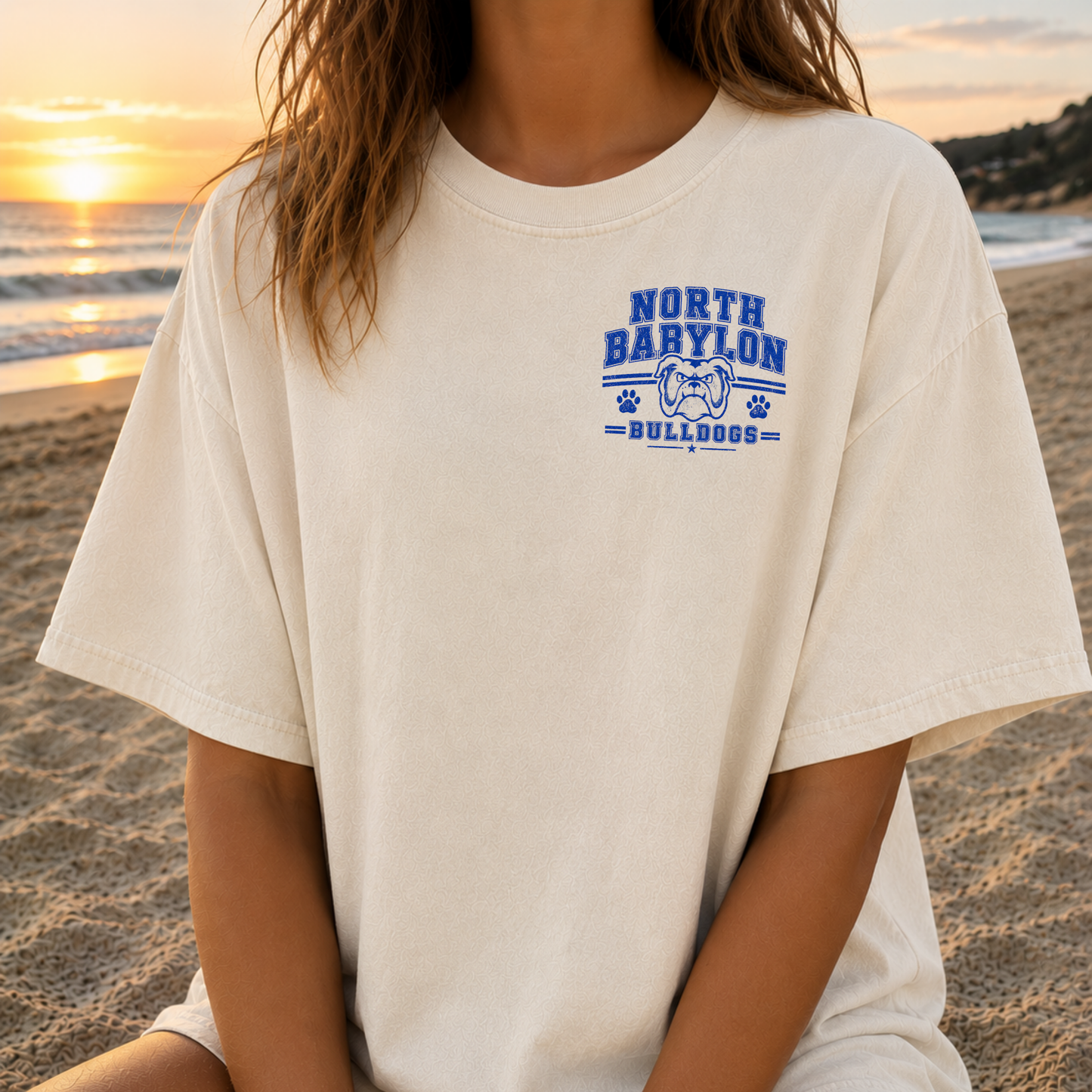 We Are North Babylon – Premium Garment-Dyed – Bone | North Babylon Cheer | Salt + Shore