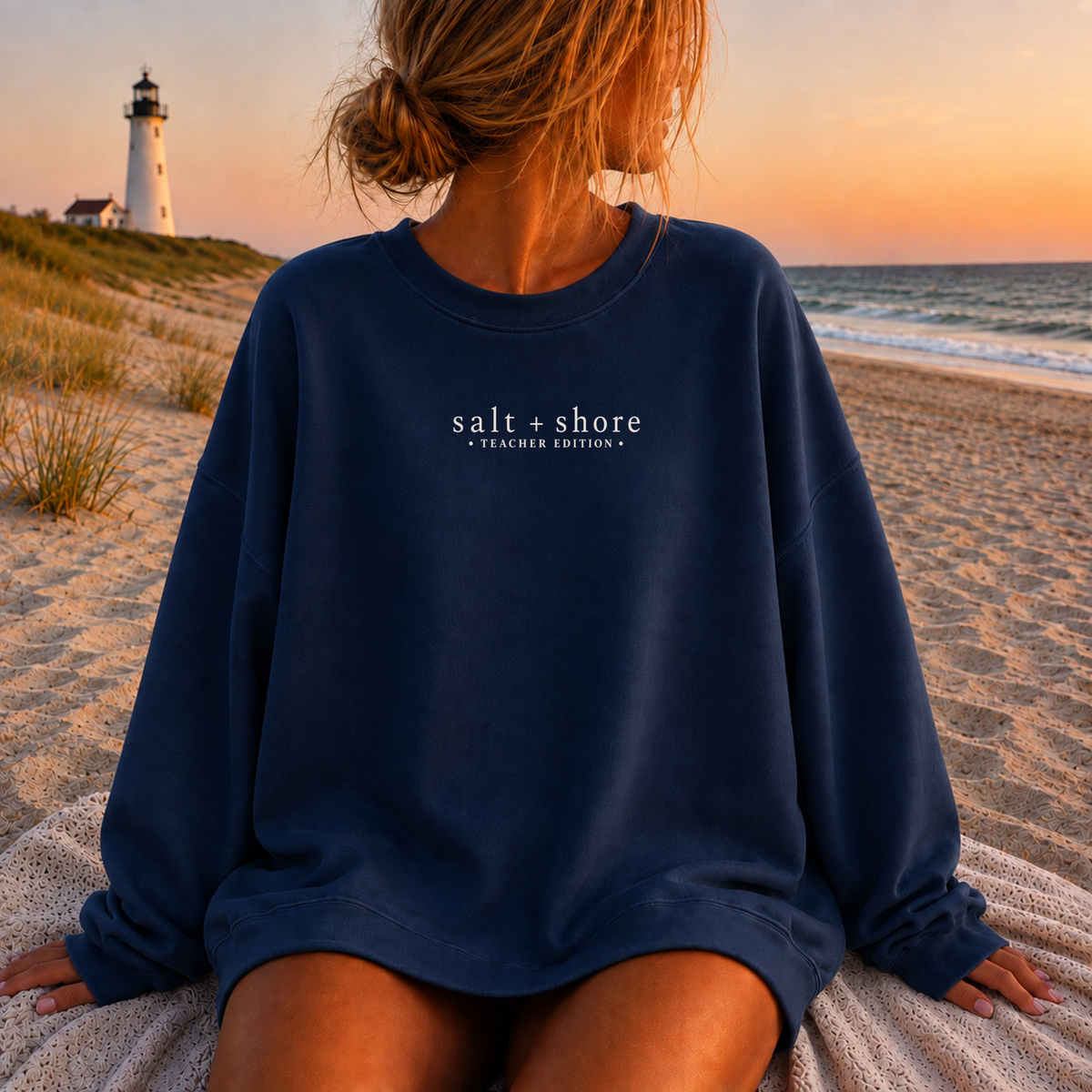 Teachers on Duty – Premium Garment-Dyed – Washed Navy | Salt + Shore