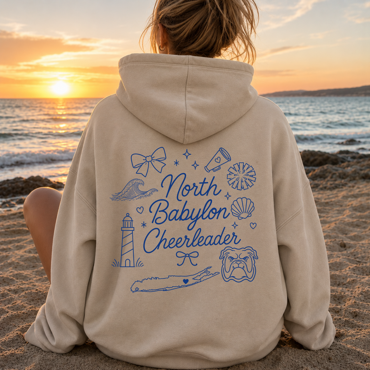 North Babylon Cheerleader – Classic Cotton – Sand | North Babylon Cheer | Salt + Shore