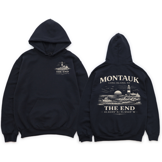 Montauk: The End – Classic Cotton – Black | Salt + Shore