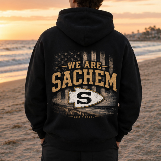 We Are Sachem – Classic Cotton – Black | Sachem North Football | Salt + Shore