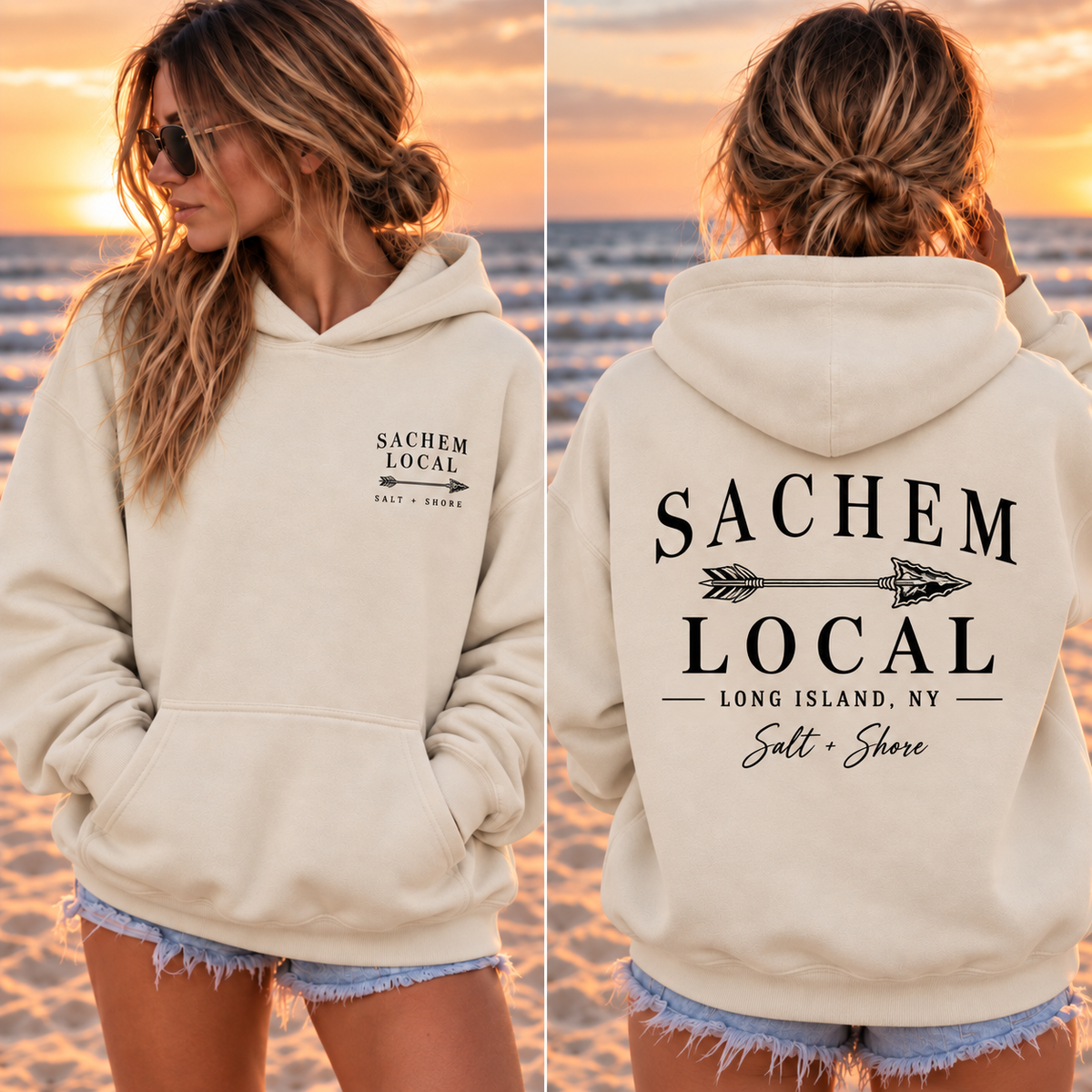 Sachem Local – Premium Garment-Dyed – Bone | Salt + Shore