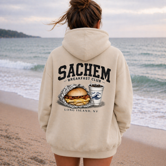 Sachem Breakfast Club – Classic Cotton – Sand | Sachem North Football | Salt + Shore