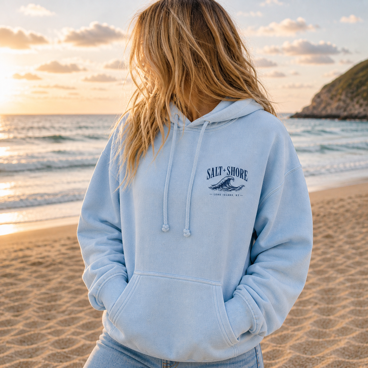 Long Island Wayfinder – Premium Garment-Dyed – Coastal Sky | Salt + Shore