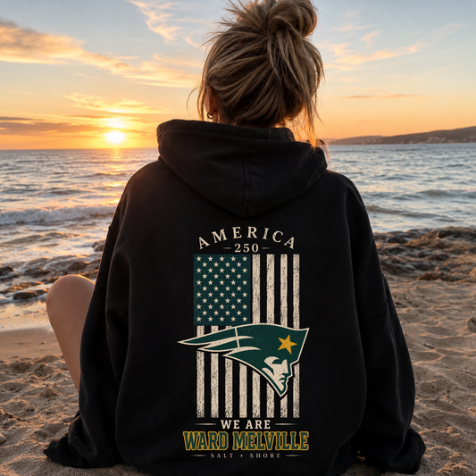 America 250: We Are Ward Melville – Classic Cotton – Black | Ward Melville Cheer | Salt + Shore