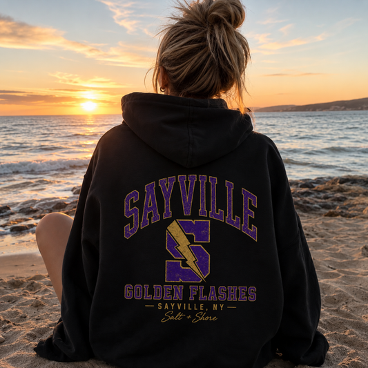 Sayville Varsity - Classic Cotton – Purple Tide | Sayville Cheer | Salt + Shore