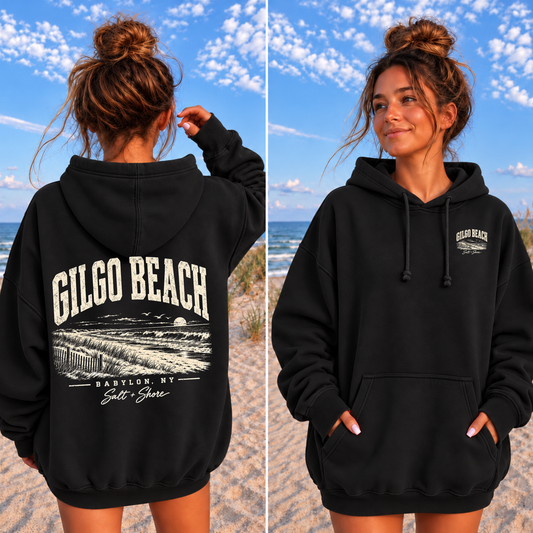 Gilgo Beach– Classic Cotton – Black | Babylon | Salt + Shore