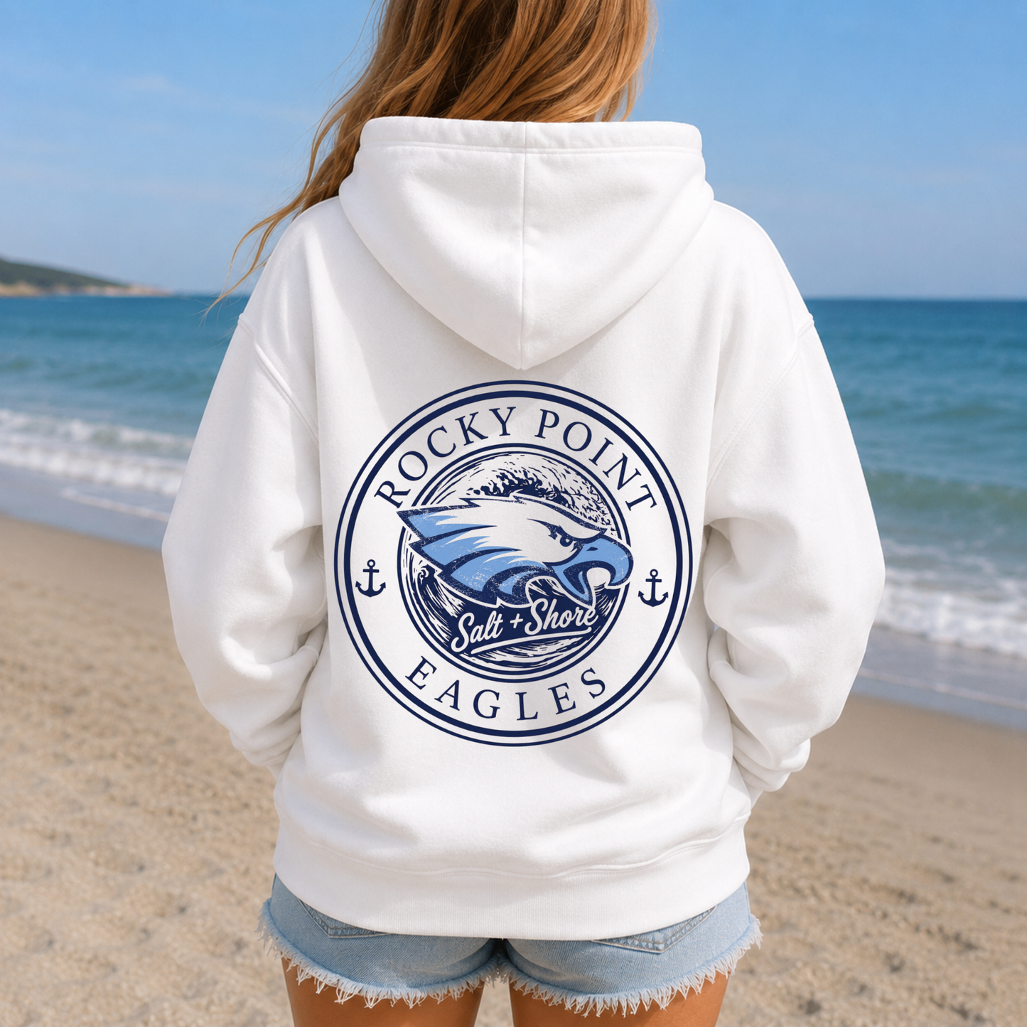 Rocky Point: Eagles Tide – Classic Cotton – White | Rocky Point Cheer | Salt + Shore