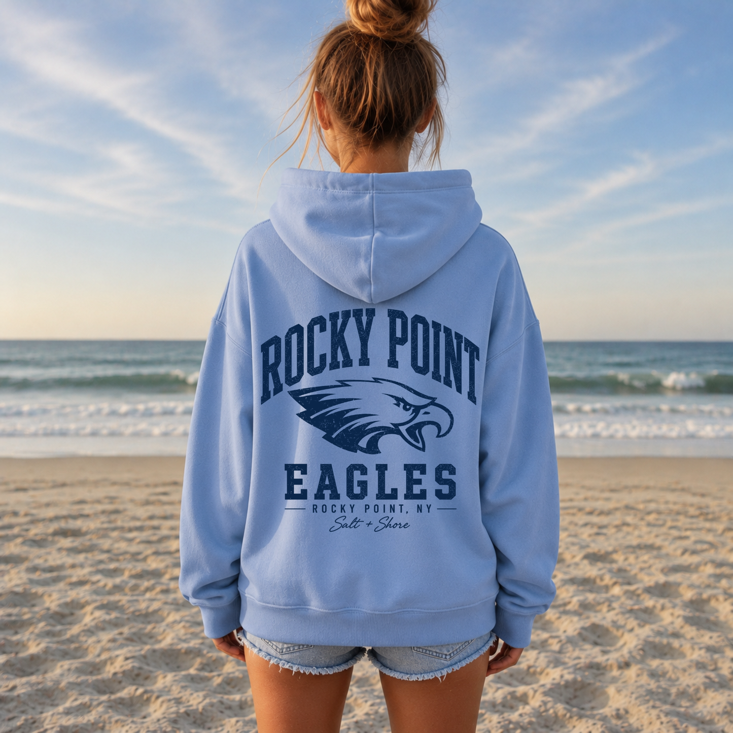 Rocky Point Varsity – Classic Cotton – Carolina Blue | Rocky Point Cheer | Salt + Shore