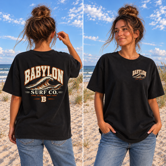 Babylon Surf Co. – Premium Garment-Dyed – Black | Babylon | Salt + Shore