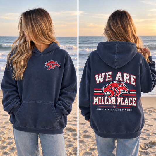 We Are Miller Place – Premium Garment-Dyed – Washed Navy | Miller Place | Salt + Shore