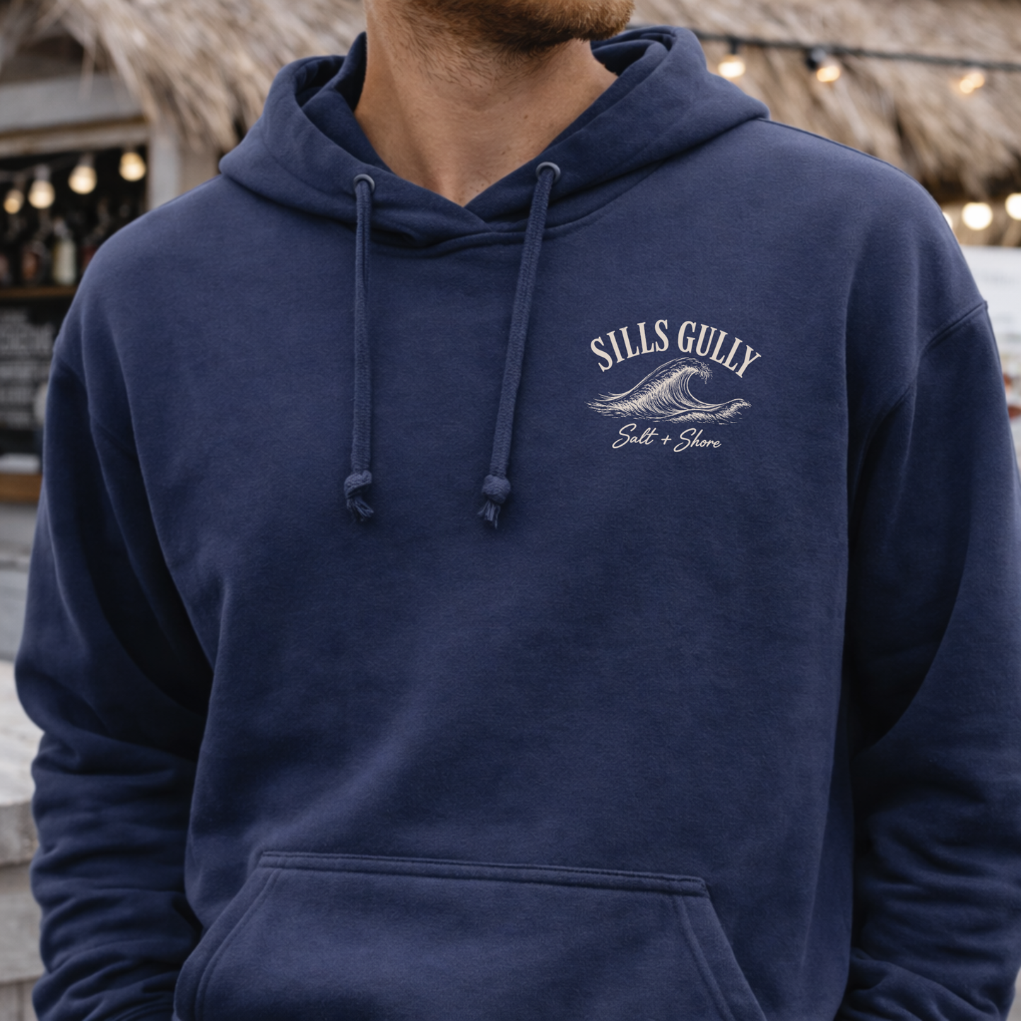 Sills Gully Surf Co. – Premium Garment-Dyed – Washed Navy | Salt + Shore