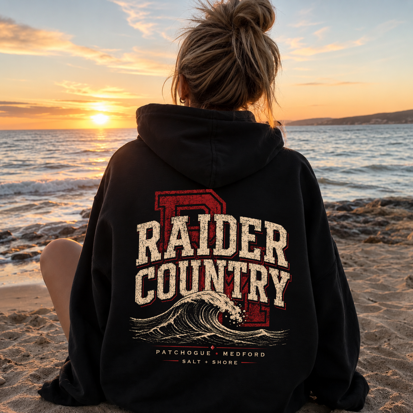 Raider Country – Classic Cotton – Black | PM Cheer | Salt + Shore